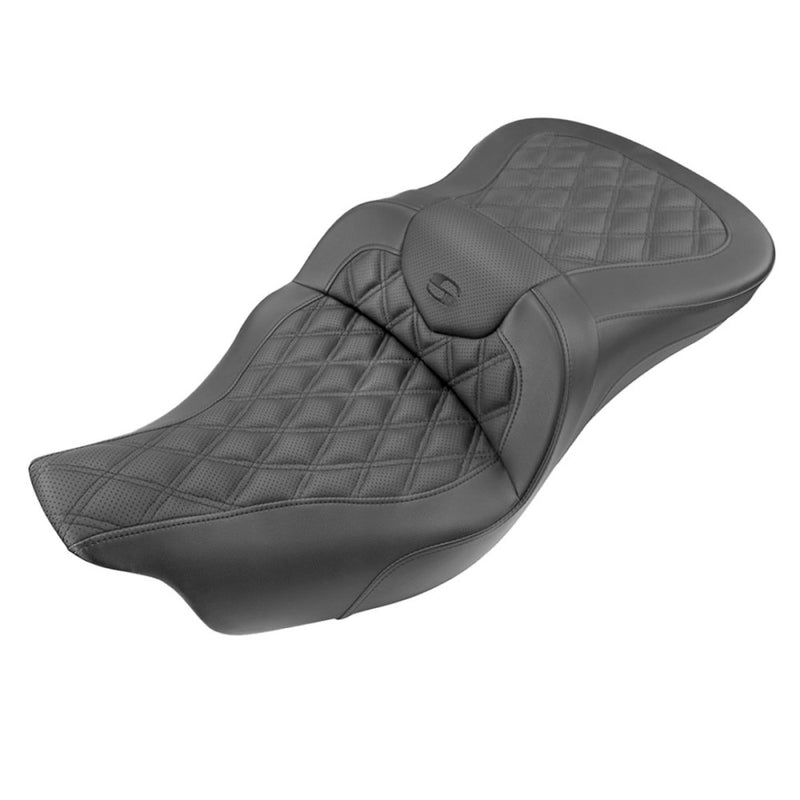Saddlemen Roadsofa Lattice Stitch -istuin Harleylle