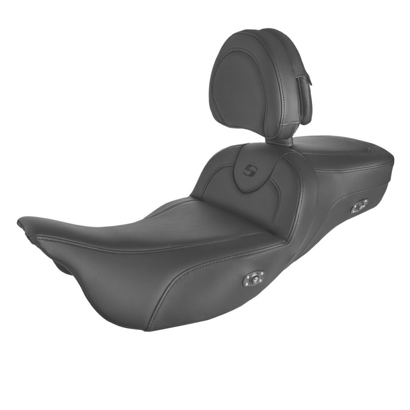 Saddlemen Roadsofa Extended Reach Plain istuin Harleylle
