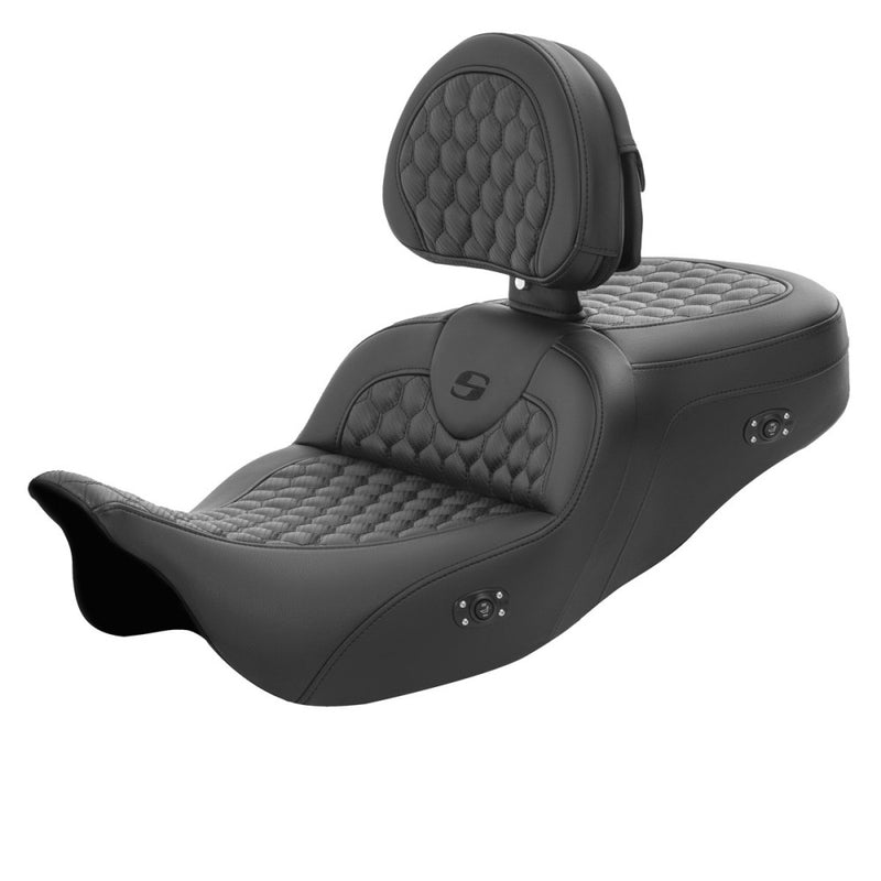 Saddlemen Roadsofa Honeycomb-istuin Harleylle
