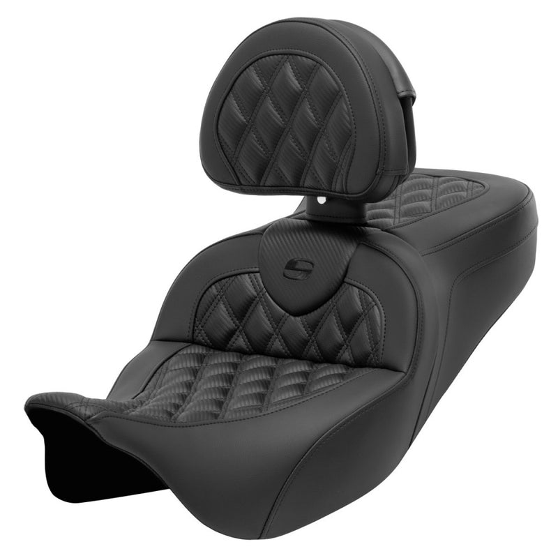 Saddlemen Roadsofa Lattice Stitch -istuin Harleylle