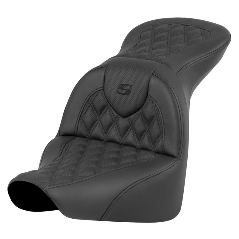 Saddlemen Roadsofa Lattice Stitch -istuin Harleylle