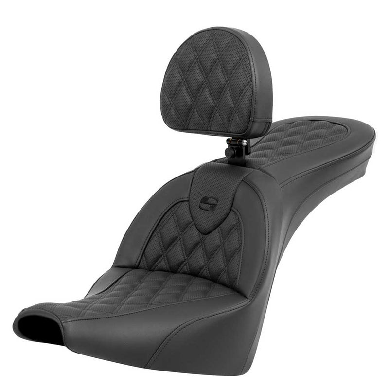 Saddlemen Roadsofa Lattice Stitch -istuin Harleylle