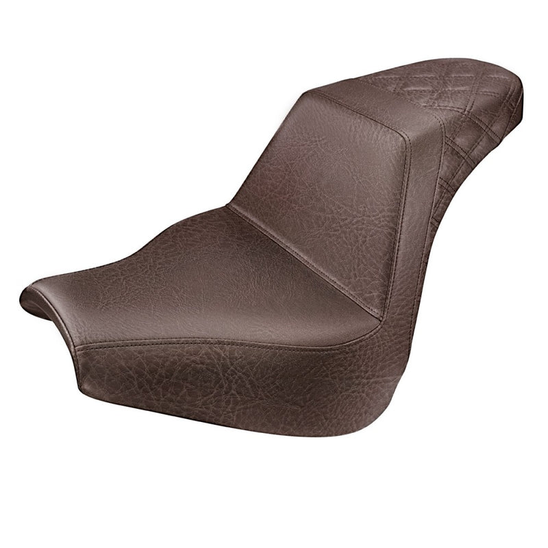Saddlemen Step-Up Rear Lattice Stitch Harley varten
