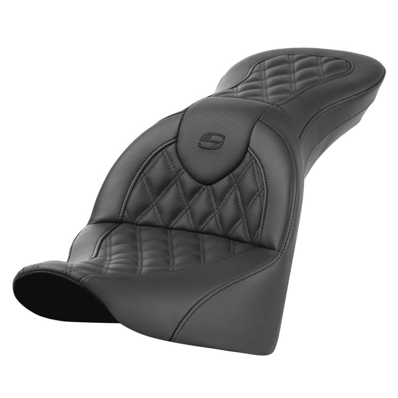 Saddlemen Roadsofa Lattice Stitch -istuin Harleylle