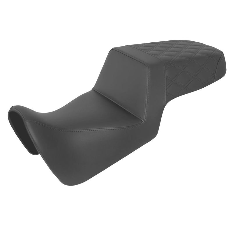 Saddlemen Step-Up Rear Lattice Stitch Harley varten