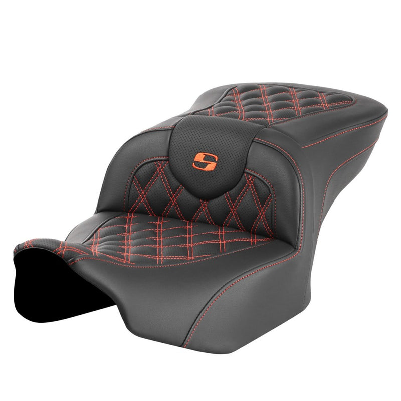 Saddlemen Roadsofa Lattice Stitch -istuin Harleylle