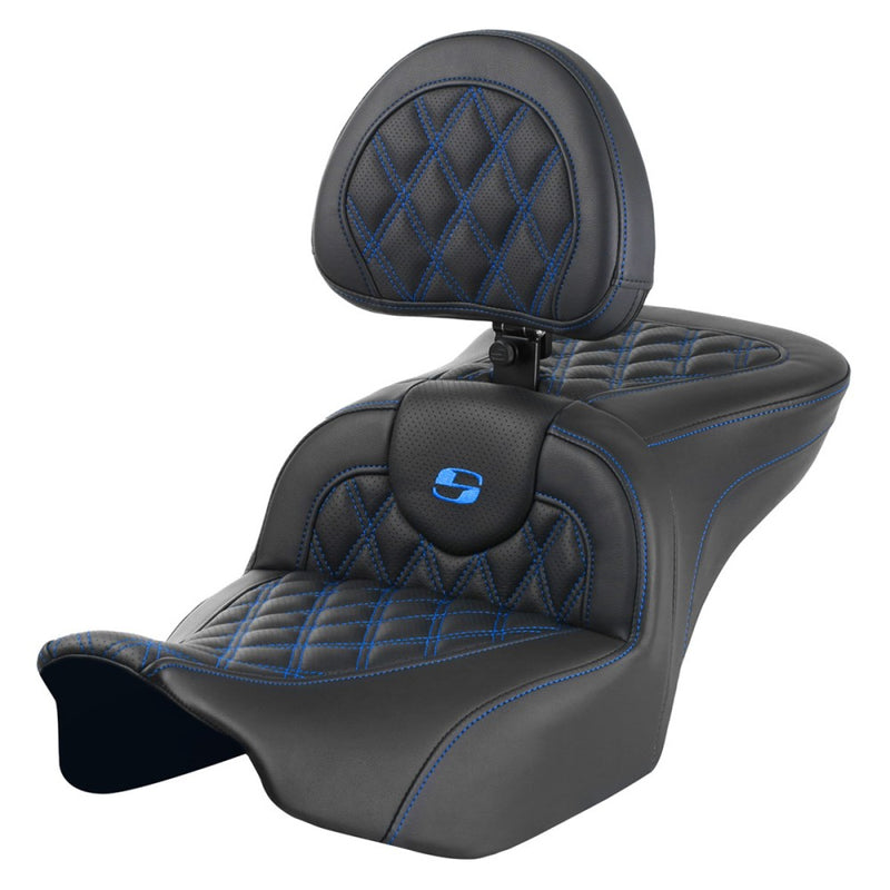 Saddlemen Roadsofa Lattice Stitch -istuin Harleylle