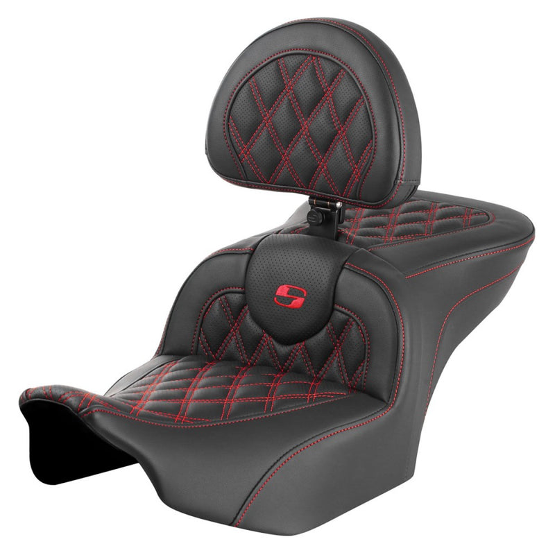 Saddlemen Roadsofa Lattice Stitch -istuin Harleylle