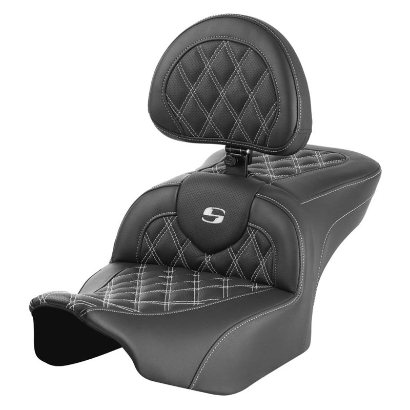 Saddlemen Roadsofa Lattice Stitch -istuin Harleylle