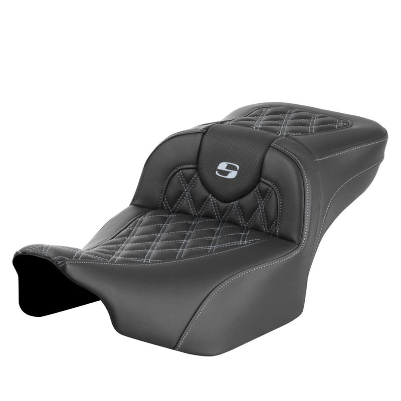 Saddlemen Roadsofa Extended Reach Lattice Stitch -istuin Harleylle