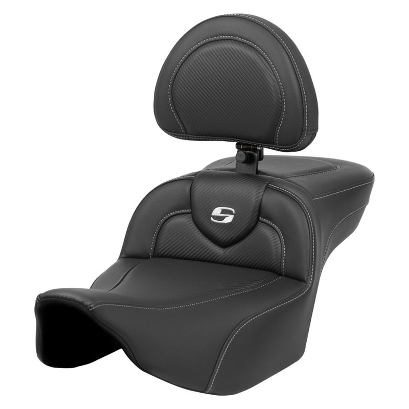 Saddlemen Roadsofa Extended Reach Plain istuin Harleylle
