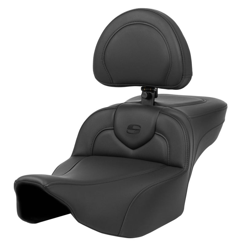 Saddlemen Roadsofa Extended Reach Plain istuin Harleylle