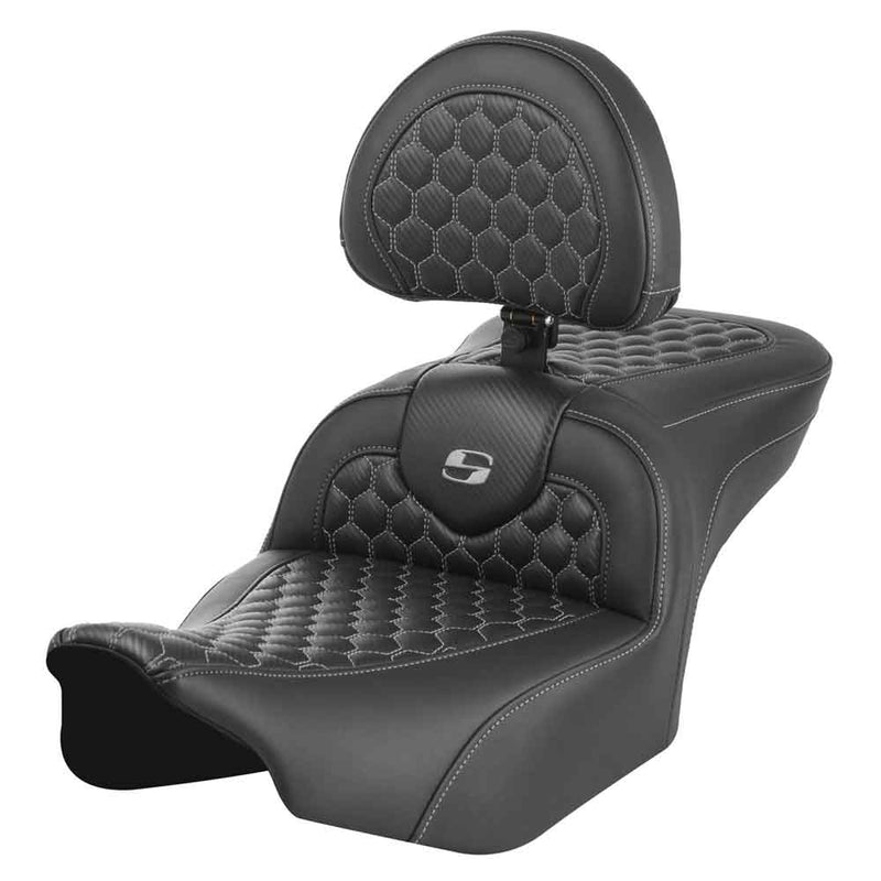 Saddlemen Roadsofa Honeycomb-istuin Harleylle