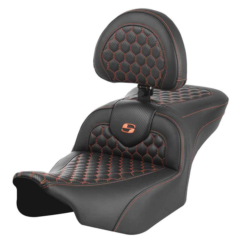 Saddlemen Roadsofa Honeycomb-istuin Harleylle
