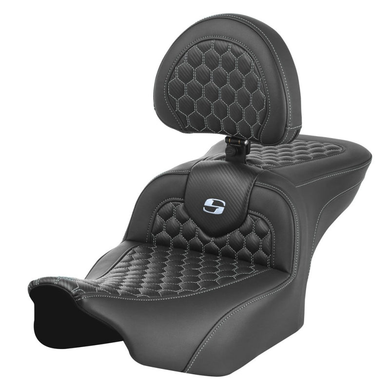 Saddlemen Roadsofa Honeycomb-istuin Harleylle