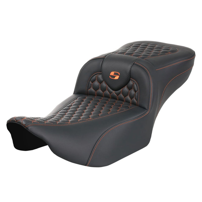 Saddlemen Roadsofa Extended Reach Honeycomb-istuin Harleylle
