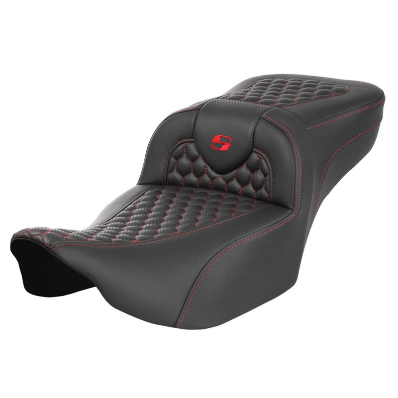 Saddlemen Roadsofa Extended Reach Honeycomb-istuin Harleylle