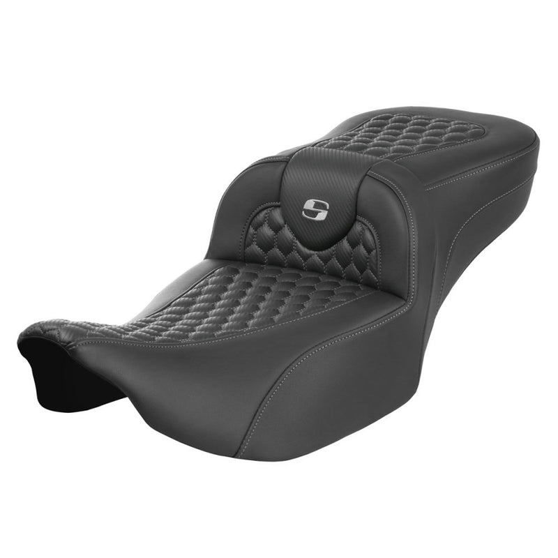 Saddlemen Roadsofa Extended Reach Honeycomb-istuin Harleylle