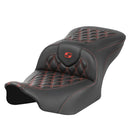 Saddlemen Roadsofa Lattice Stitch -istuin Harleylle