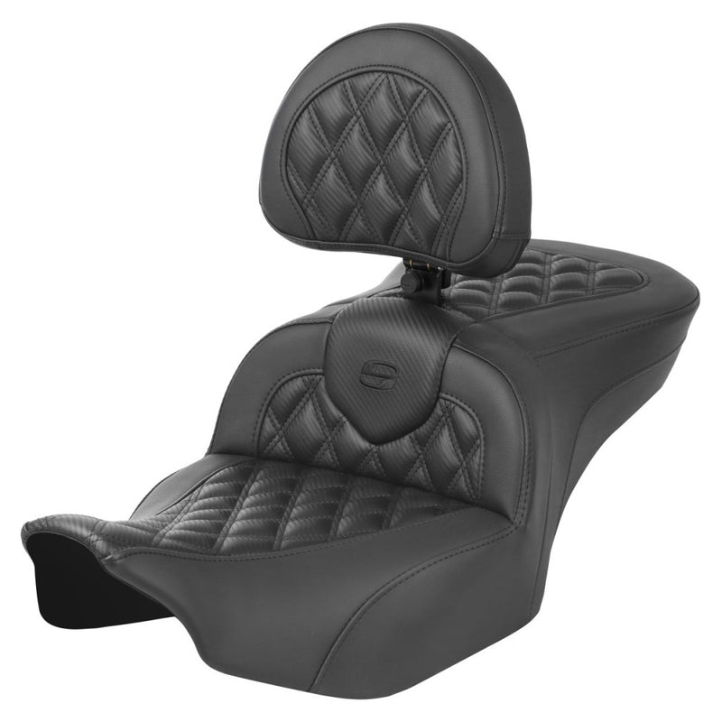 Saddlemen Roadsofa Lattice Stitch -istuin Harleylle