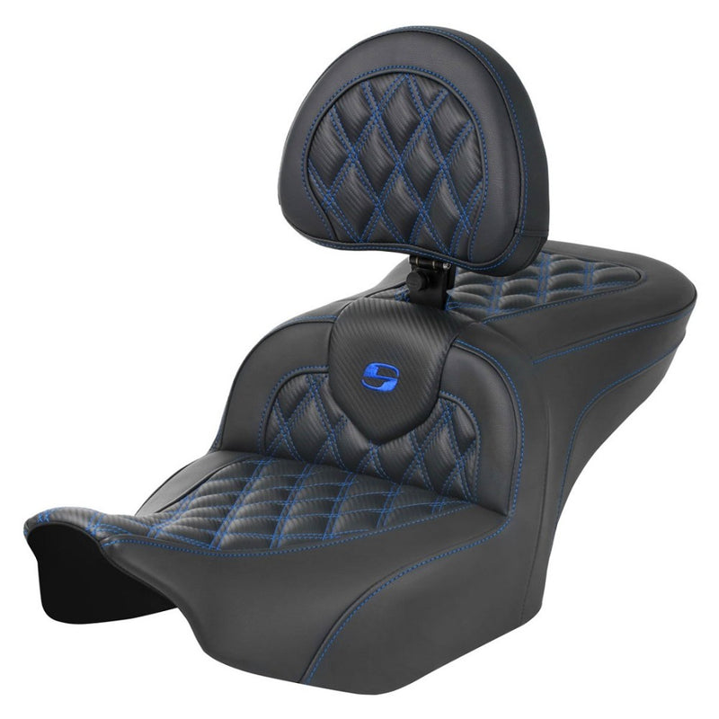Saddlemen Roadsofa Lattice Stitch -istuin Harleylle