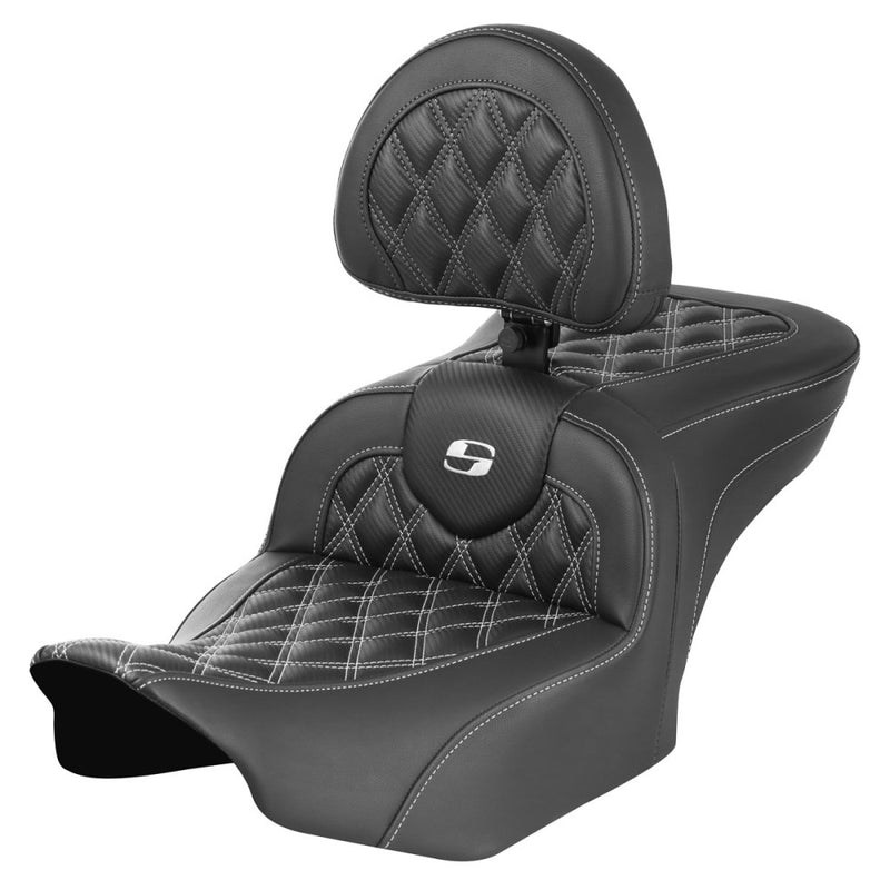 Saddlemen Roadsofa Lattice Stitch -istuin Harleylle