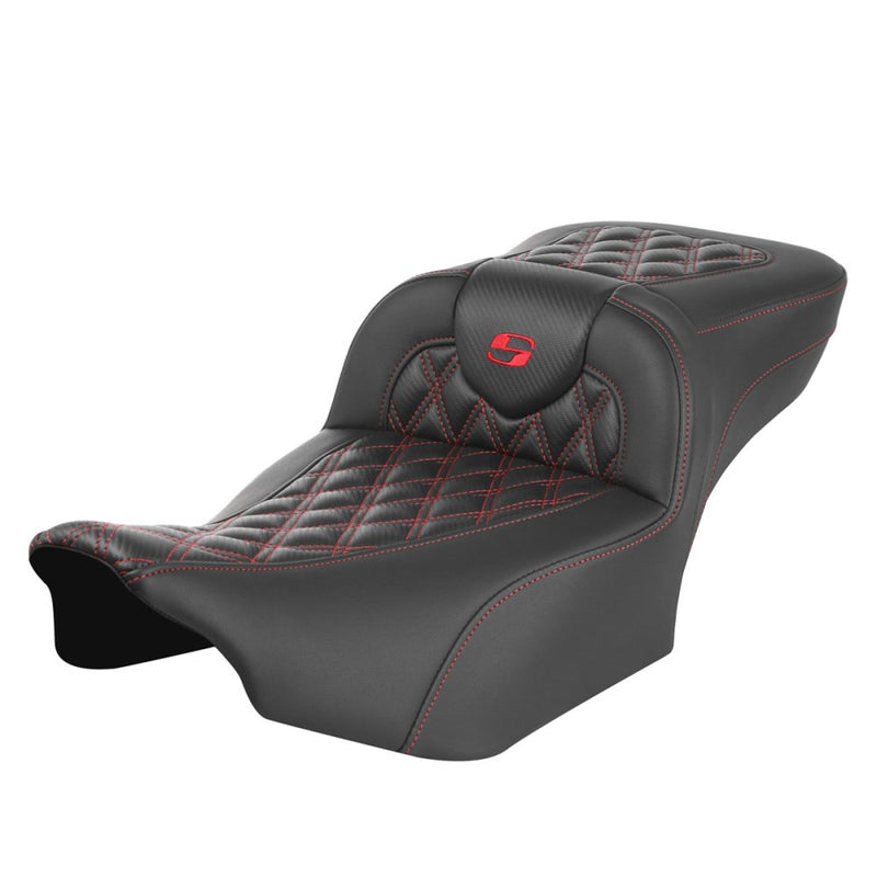 Saddlemen Roadsofa Extended Reach Lattice Stitch -istuin Harleylle