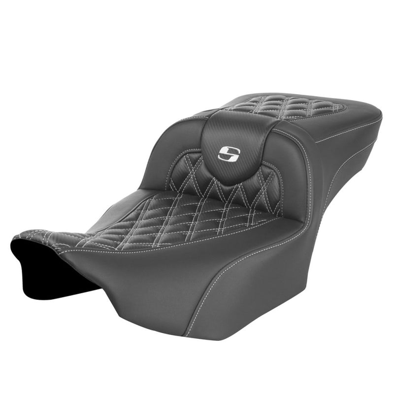 Saddlemen Roadsofa Extended Reach Lattice Stitch -istuin Harleylle