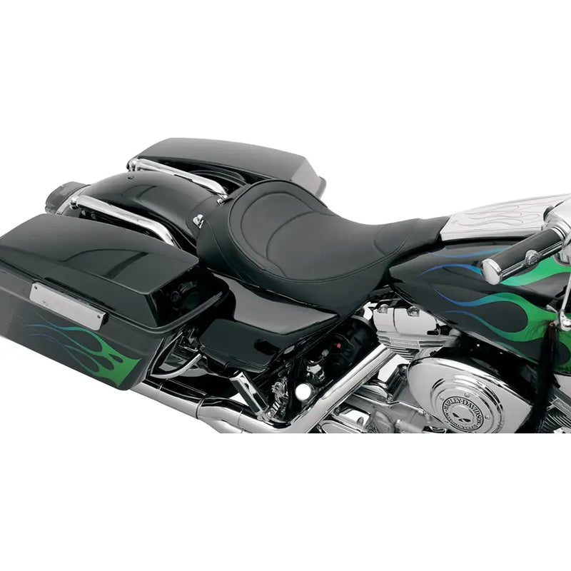 Drag Specialties Selkänojallinen yksipaikkainen istuin Harleylle 
