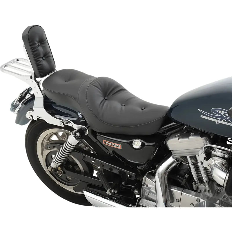 Drag Specialties Matala profiili Touring Istuin Harley-moottoripyörään