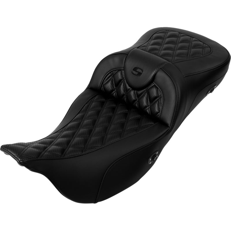 Saddlemen Roadsofa Extended Reach Lattice Stitch -istuin Harleylle