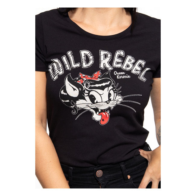 Kuningatar Kerosin Wild Rebel T-paita