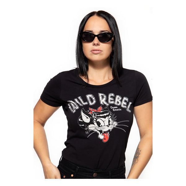 Kuningatar Kerosin Wild Rebel T-paita