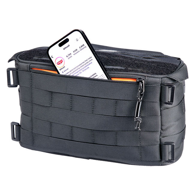 Biltwell EXFIL-7 2.0 moottoripyörän ohjaustangon laukku