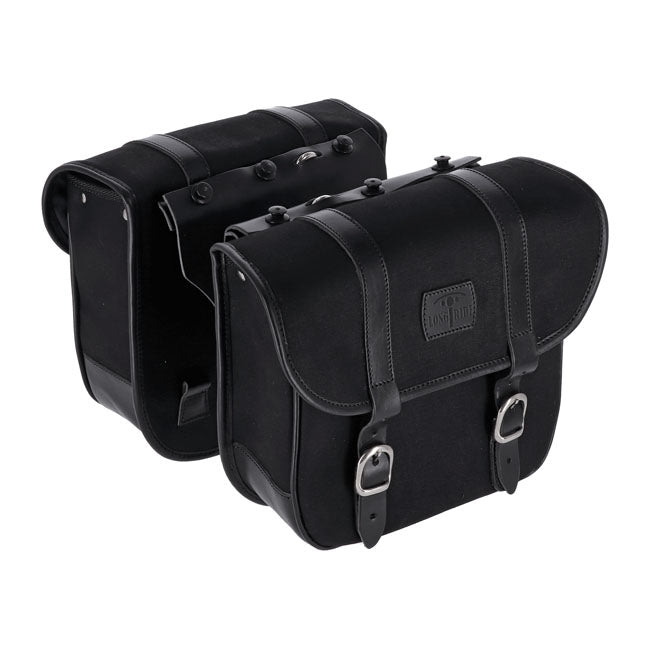 Longride Pannier Universal 18L Throw-Over -moottoripyörän satulalaukkusetti