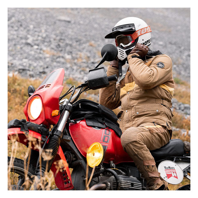 Longride Heritage-vahattu moottoripyörän tankkilaukku