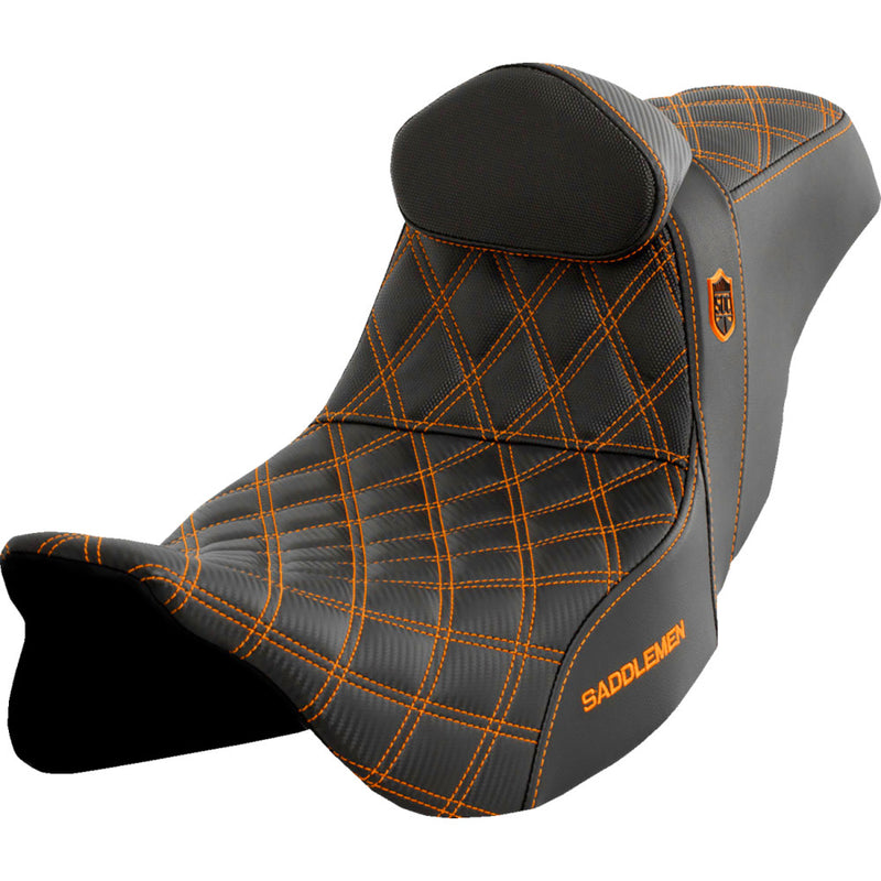 Saddlemen Pro SDC Performance Gripper Lattice Stitch -istuin Harleylle Pro SDC Performance Gripper Lattice Stitch -istuin Harleyyn