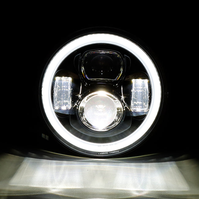 SMP Beam Dominator 7" moottoripyörän LED-ajovalojen lisäosa