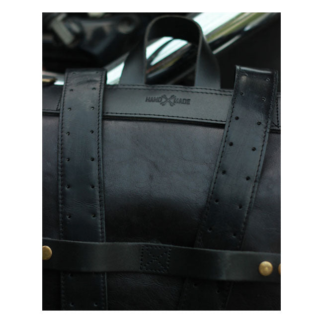 Trip Machine Vintage Leather 15L moottoripyörän satulalaukku / reppu