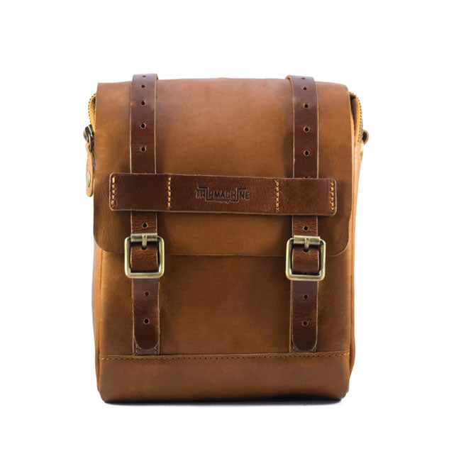 Trip Machine Vintage Leather 4,4 litran moottoripyörän säiliö-/takalaukku