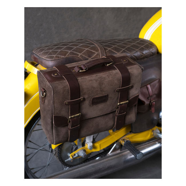 Trip Machine Vintage Leather Warrior -moottoripyörän satulalaukku