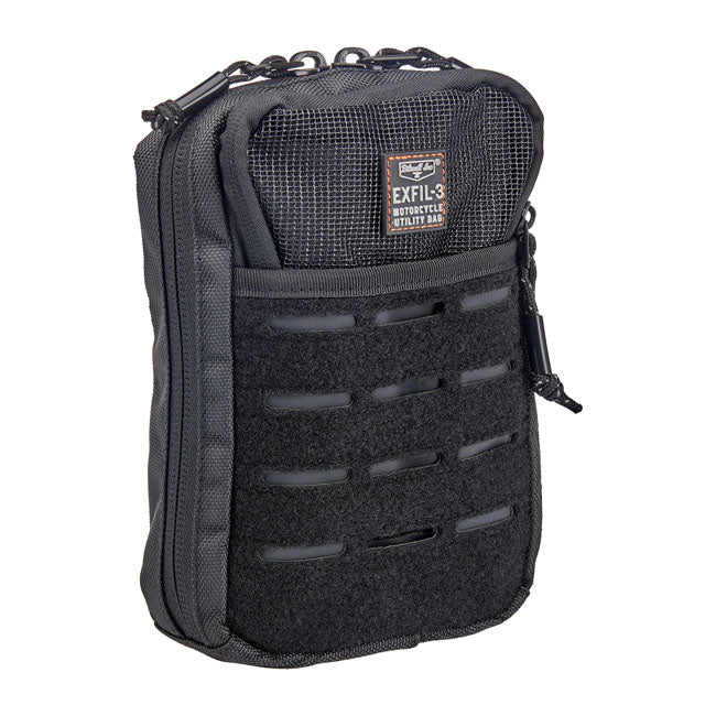 Biltwell EXFIL-3 2.0 moottoripyörän ohjaustangon laukku
