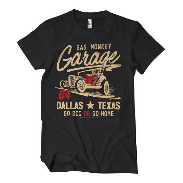 Gas Monkey Garage Go Big tai mene kotiin T-paita