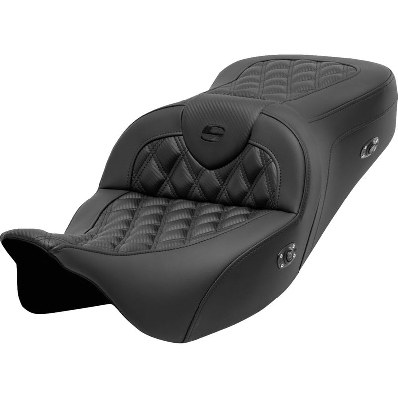 Saddlemen Roadsofa Lattice Stitch -istuin Harleylle
