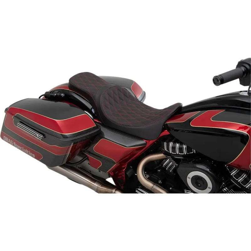 Drag Specialties Predator 2-Up -istuin Harleylle 