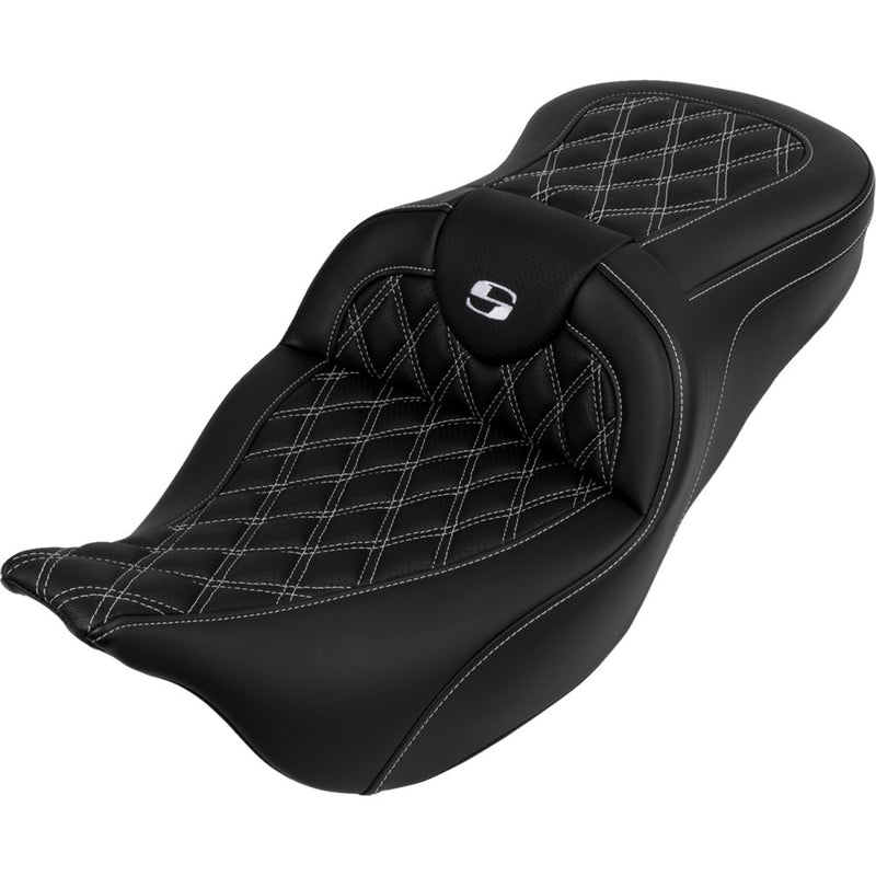 Saddlemen Roadsofa Lattice Stitch -istuin Harleylle