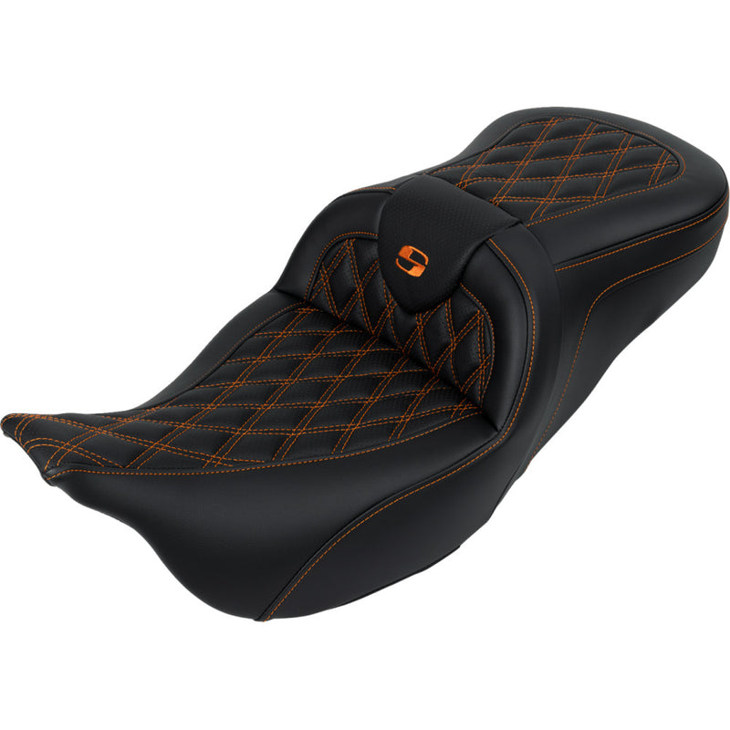 Saddlemen Roadsofa Lattice Stitch -istuin Harleylle