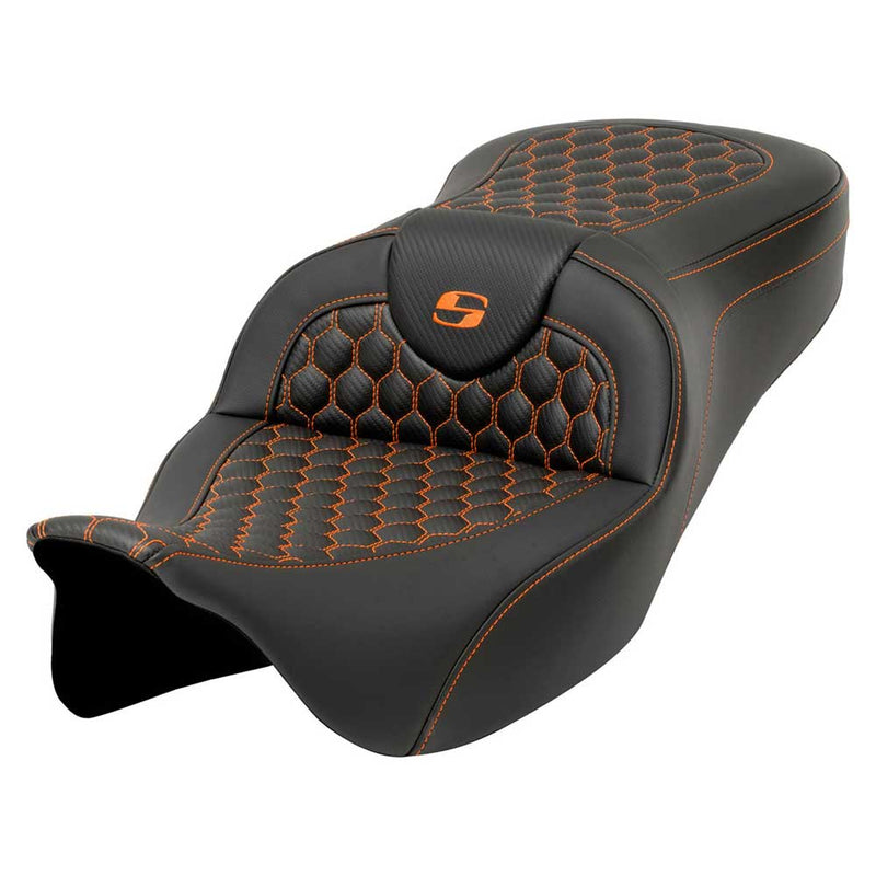 Saddlemen Roadsofa Honeycomb-istuin Harleylle