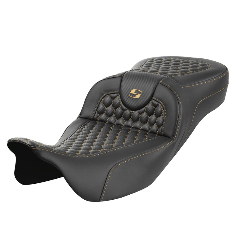 Saddlemen Roadsofa Extended Reach Honeycomb-istuin Harleylle