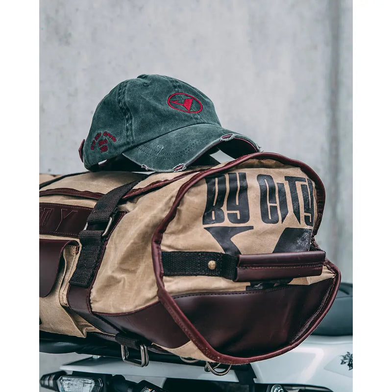 By City Dakar-moottoripyörän duffel-reppu